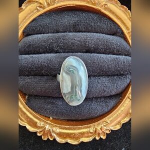 925 Silver Plated Ring Size 6.5